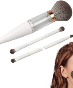 Kit Pinceaux 5 Pièces Outil De Portable Et Réutilisable | Kit Accessoires Cosmétiques Petites Brosses Pour Femmes Débutantes Professionnelles Mariage Salon Maison