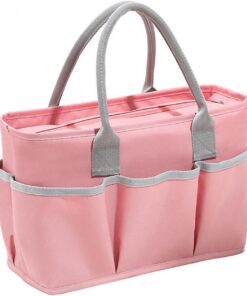 Xuancai Organisateurs de bureau portables avec plusieurs poches, pratiques pour les livres de papeterie scolaires, les livres et les outils d'enseignement, usage quotidien, pochette d'accessoires de