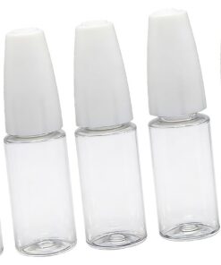 Lot de 5 flacons compte-gouttes pratiques de 10 ml pour huiles, peintures, cosmétiques, loisirs créatifs, soins de beauté, modélisme, outil de coloriage, flacon goutte à goutte