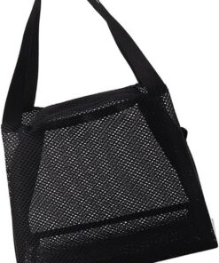 Trousse de maquillage élégante et respirante pour produits de toilette, excursions à la plage, salle de sport, trousse de toilette, Noir , Beauté de masse