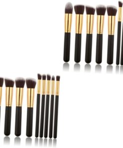 Healeved 20 Pièces Cosmétique Outils De Pinceaux De Maquillage Se Maquiller Pinceau Fond De Teint