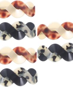 Healeved 6pièces Barrettes à Cheveux Printemps Pour Cheveux Épais Clips à Queue De Cheval Accessoires De Coiffure Pour Maquillage Et Soin Capillaire