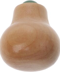 Outil de Massage Facial Massage Relaxant en Acier Inoxydable et Bois, Rouleau Compact Prise Confortable pour Visage et Cou pour Soins Peau