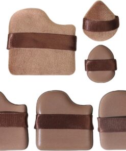 Puff de Éponge de Fusion | 6 Pièces Réutilisables Douces Outils Beauté pour Fond de Teint Contourage Fusion Femmes et Filles