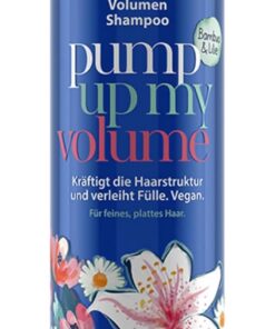 Jean & Len Shampoing Volume Bambou & Lys, pour cheveux fins et clairsemés, apporte volume et brillance, parfum floral, sans parabènes ni silicones, vegan, 300 ml