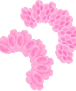 STOBAZA Lot de 500 Godets à Colle pour Extensions de Cils en Forme de Fleur Support Précis et Réutilisable Compatibles avec Divers Applicateurs Accessoires Professionnels pour Pose