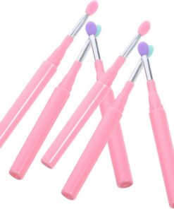 VICASKY 6 Pièces Pinceaux Yeux Couvercle de Pinceaux pour Outils Portables pour Gloss Ombres à Paupières Parfaits pour Look