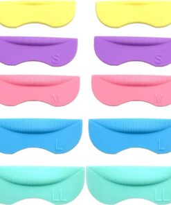 VALICLUD 5 Coussins Silicone Réutilisables pour Perméabilité des Cils pour Salons Outils de Rehaussement de Cils Adaptés à Toutes Formes Yeux Matériau Sûr et Durable