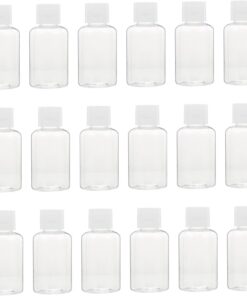 VICASKY 36pièces Flacons Cosmétiques Plastique De Outils De Maquillage Réutilisables Flacons Emballage Pour Lotion Et Huiles Essentielles