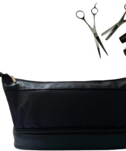 Sac de pour Outils Capillaires Étui de Rangement Double Couche | Trousse de Toilette Imperméable Sac à Main Organisateur pour Camping Salon Weekend Salle de Bain Train Gym Vacances