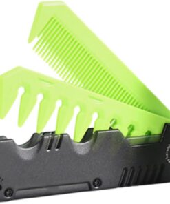 Peigne Pliant Pour Hommes 2 en 1 pour Barbe et Moustache | Mini Outil De Coiffure Soin Capillaire Moustaches Salon Pour Toilettage Huile