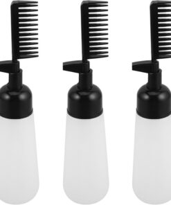 Gatuida Bouteille Applicateur et Nettoyage Facile Peigne pour Coloration des Cheveux en Plastique, Pulvérisation Précise pour Shampooing et Soins Capillaires