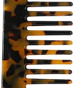 Peigne en écaille de Tortue – Démêlant Antistatique, Outil de Coiffure de | avec Dents Lisses, Peigne à Dents Larges avec Finition polie, Accessoire de toilettage Durable, Soin Capillaire Fait à