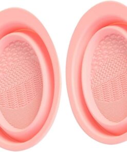 VICASKY 2 Pièces Tapis de Nettoyage de Pinceaux de Lot de Outil Pratique pour Laver et Rincer Pinceaux Design Élégant et Durable