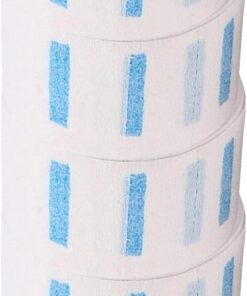 STOBAZA Bandes de Papier Cou Jetables en Papier Blanc, Confortables et Ajustables, pour Soins Capillaires en Salon, Lot de 5 Rouleaux