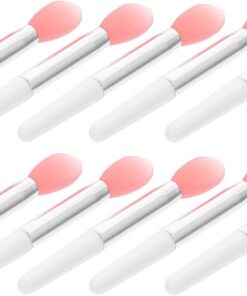 STOBAZA Brosse Exfoliante pour Lèvres Pinceau Silicone Applicateur de Masque pour Lèvres Cosmétique Accessoire