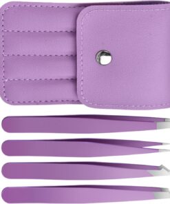 Pince à cils Applicateur à pointe précise | Outil de beauté pour extensions de cils pour poils du visage, poils du nez, volume, isolation et perming, maison, salon, ,