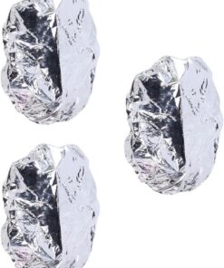 STOBAZA Bonnets Chauffants Jetables Imperméables et Protecteurs en Aluminium Argenté Lot de 6 pour Coiffure, pour Maquillage et Soins Capillaires