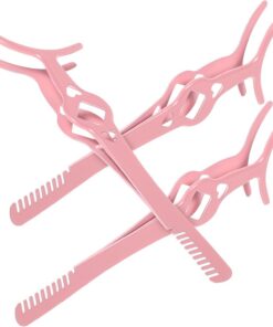 VICASKY 3pièces Pince à Cils Avec Peigne De Outils Pour Recourber Et Peigner Les Cils Naturels Et Extensions