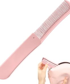 Peigne Pliable de Poche Soin Capillaire À Double Tête | Peigne à Dents Fines Pour La Maison, Les Vacances, Le Salon De Coiffure, L'Appartement, L'Hôtel, Le Dortoir, La Ferme, La
