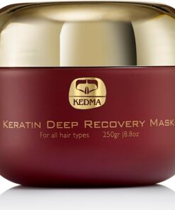 KEDMA - Masque Capillaire Réparateur Profond - 250g | Le masque profond à la kératine nourrit intensément et aide à réparer et renforcer les cheveux secs ou abîmés.