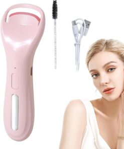 Curler à cils pour femmes, curler à cils 3 paramètres de température Curler | Accessoires de portables, outil de curling naturel rechargeable pour les femmes et les filles