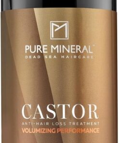 PURE MINERAL - Après-shampoing Fortifiant à l'Huile de Ricin - 500ml | L’après-shampoing à l’huile de ricin démêle et aide à renforcer les longueurs fragiles sans les alourdir.