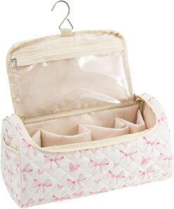 Trousse De pour Outils Coiffants Pochette Matelassée Mignonne Portable | Trousse De Transport Pour Fer À Boucler Pour Brosse Lisseur Fer À Boucler Cosmétiques Bijoux Salle De Bain Et Sport