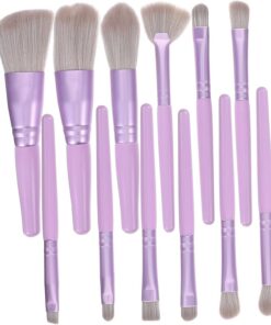 ULTECHNOVO Brosse Maquillage et Set de Pinceaux pour Voyages Pinceau à Paupières et Lèvres Accessoires Cosmétiques pour Femme