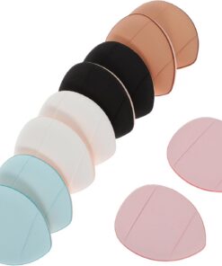 VICASKY Lot de 10 Houppettes à Maquillage Miniatures Doux pour Fixatrice Éponge Polyvalente pour Fond de Teint Outils Cosmétiques Pratiques Maquillage