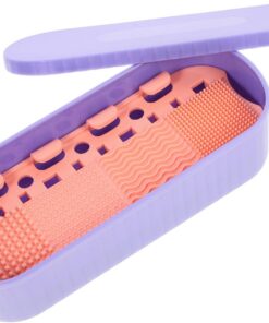 OUNONA Boîte De Nettoyage pour Pinceaux De Maquillage Organiseur Pratique Et Léger pour Outils De Beauté pour Maison Voyages Matériaux Sûrs Et Robustes Attentionné pour Passionnées
