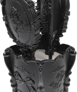 Housoutil 1ensemble Set De Miroir Rétro Et Peigne Anti- Outils De Coiffure Portables Pour Types De Cheveux Pour Maquillage Soins Capillaires
