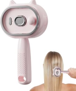 Peigne électrique à spray capillaire avec coussin Lisseur rechargeable | Lisseur à vapeur rechargeable Pour Voyage Vacances Salon Maison Mariage Spa Soins Fête