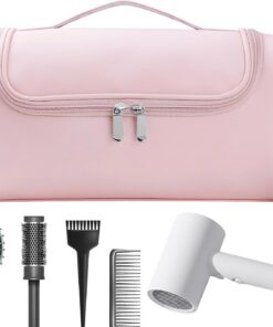 Étui De pour Fer À Friser Portable Résistant À La Chaleur Organisation | Sac À Outils De Coiffure pour Fer à Boucler Sèche-cheveux Fer à Lisser