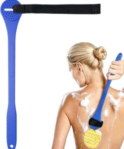 Body Shaver, Back Grooming, Adjustable Handle, Bath Accessory, Device | Back Trimmer, Bendable Grip, Extended Blade, Hygiene Helper, Grooming Support for Adults During Daily Care