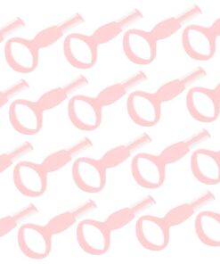 Protection pour Mascara de Maquillage Pp Rose 20 Pièces | Outil de Maquillage Yeux, Facile à Transporter Nettoyer, Lot de 20 Couleur Aléatoire