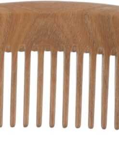 Healeved Peigne en bois pour le massage du cuir chevelu : peigne démêlant à dents larges en bois naturel, outil de massage pour la santé du cuir chevelu, la relaxation, les soins capillaires