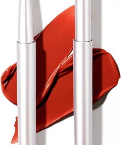 Lot de 2 pinceaux à lèvres rétractables avec capuchon, pinceau applicateur pour rouge à lèvres, gloss à lèvres, fard à paupières