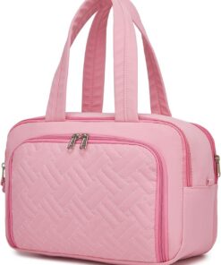 Kono Trousse de Toilette Voyage Femme Homme Étanche Grand Format | Ouverture grand angle, accès rapide et espace organisé pour cosmétiques, soins et accessoires du quotidien