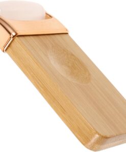Healvian Massage Facial Naturelle Outil de Soins Peau Portable pour Détente et Amélioration Teint Accessoire Gua Sha pour Massage Relaxant et Âge