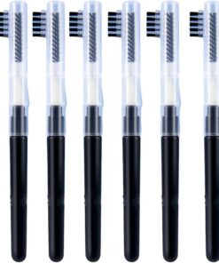 Lot de 6 peignes à cils 3 en 1 avec fonction curling de séparation et de réglage pour des volumes et une définition sans effort