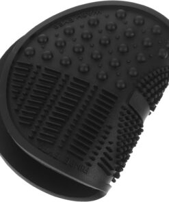 Housoutil Tapis Nettoyant pour Outils de Maquillage en Silicone, Accessoire Pratique Noir pour Femmes, Adapté Nettoyage des Pinceaux et Fonds de Teint