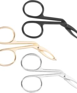Ciieeo 3pcs Pinces à Épiler pour Sourcils en Acier Inoxydable Obliques, Retirent les Poils du Visage, Façonnent les Sourcils, Outil de Beauté pour Produits Cosmétiques