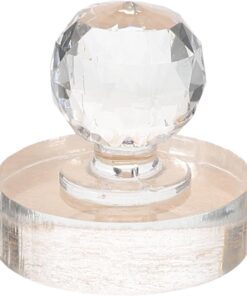 YARNOW Outil de Presse Polyvalent en Acrylique Rond pour Palette de Fards à Paupières Surface Lisse, Réparation et L'application Précise Maquillage