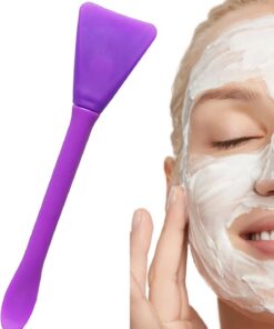 Pinceau pour masque facial – Outil de teint, applicateur de peau 13,5 x 3 | 2 cm pour masquer l'argile, deux spatules avec fonction flexible, accessoires pour le visage, aide beauté pour les soins de l