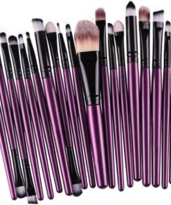 Healeved 20pièce Pinceaux Professionnels Pour Maquillage Yeux Ensemble Pinceaux Fards Paupières Outils Cosmétiques Kit Toilette Utilisation Quotidienne
