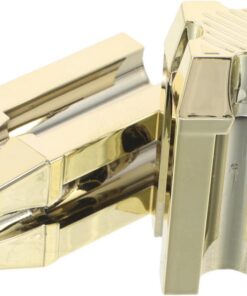 VALICLUD 2 Pièces Outil de Finition pour Crayon à Sourcils Or Cosmétique Multi-angle Accessoire Précis pour Affiner Pointe de Crayons Sourcils et Eyeliner Pratique à Emporter