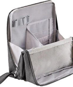 Trousse de toilette de imperméable de grande capacité pour femme, gris, Refer to description, Unisexe | Accessoires de beauté pour rouge à lèvres, crème solaire, fard à paupières, fond de teint, après-shampoing