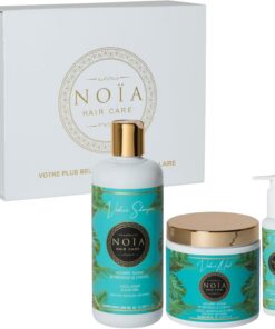 NOÏA HAIR – Trio Capillaire Professionnel VAHINÉ – Shampoing, Masque & Sérum – Nutrition & Hydratation – Monoï – Cheveux Secs, Ternes ou Déshydratés