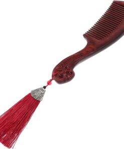 VICASKY Peigne En Bois Sculpté Masseur Haut Massage Poil Peignes Pour Femmes Mini- Petits s De Soins Capillaires Petit De Poche à Cheveux Pour Coiffer